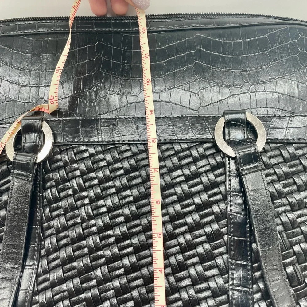 Coldwater Creek Black Labtop Work Shoulder Bag - Picture 10 of 11